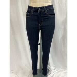 Levi's '721' High Rise Skinny 'Blue Wave' Rinse Denim Jeans Size 28 X 30
